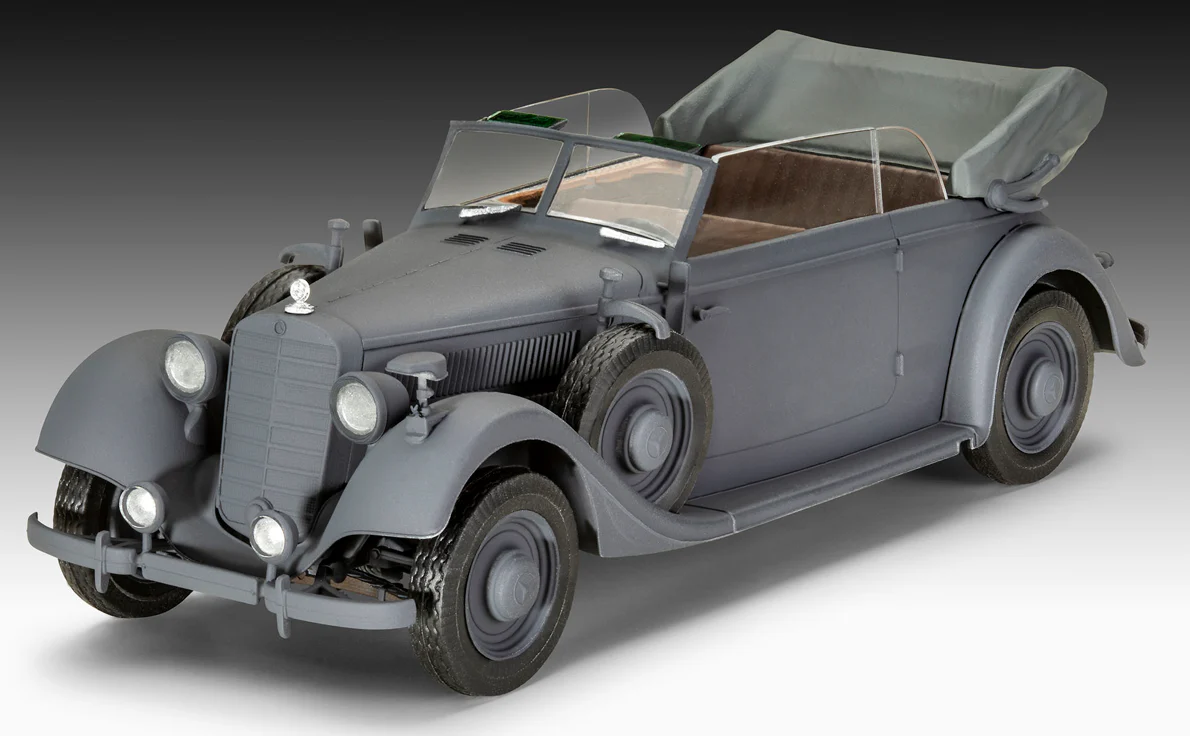 03354 Typ 320 (W142) Cabriolet Model Kit - Image 3
