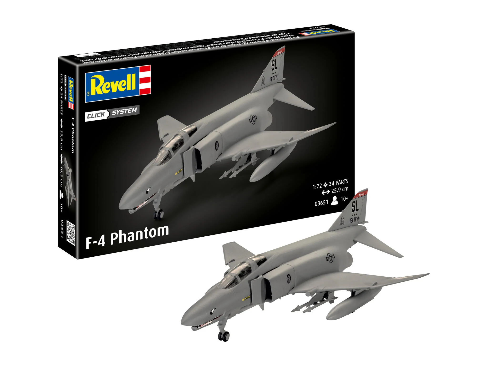 03651 F-4 Phantom (Click System) Model Kit