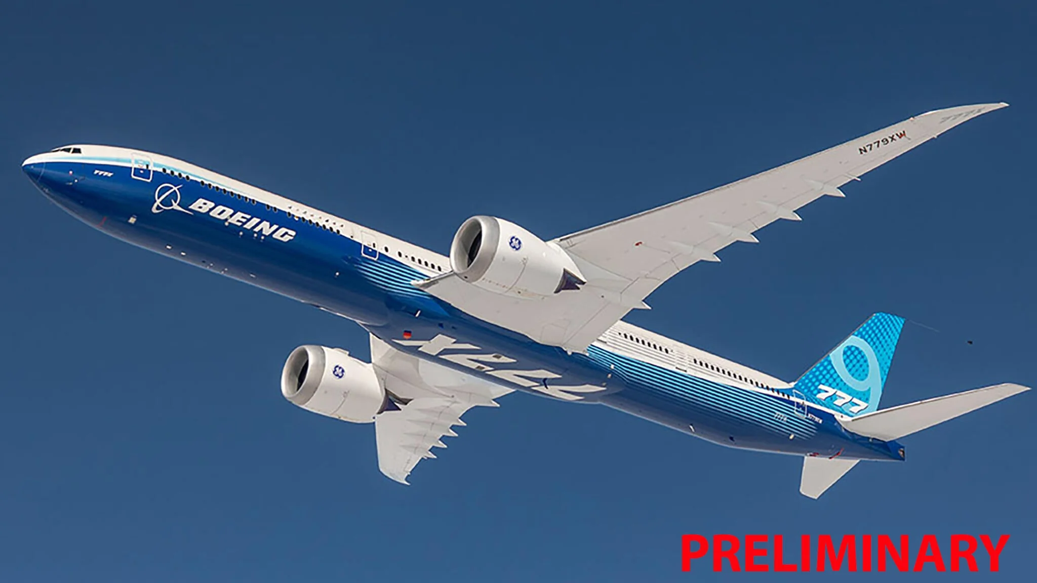 03748 Boeing 777-9 Model Kit