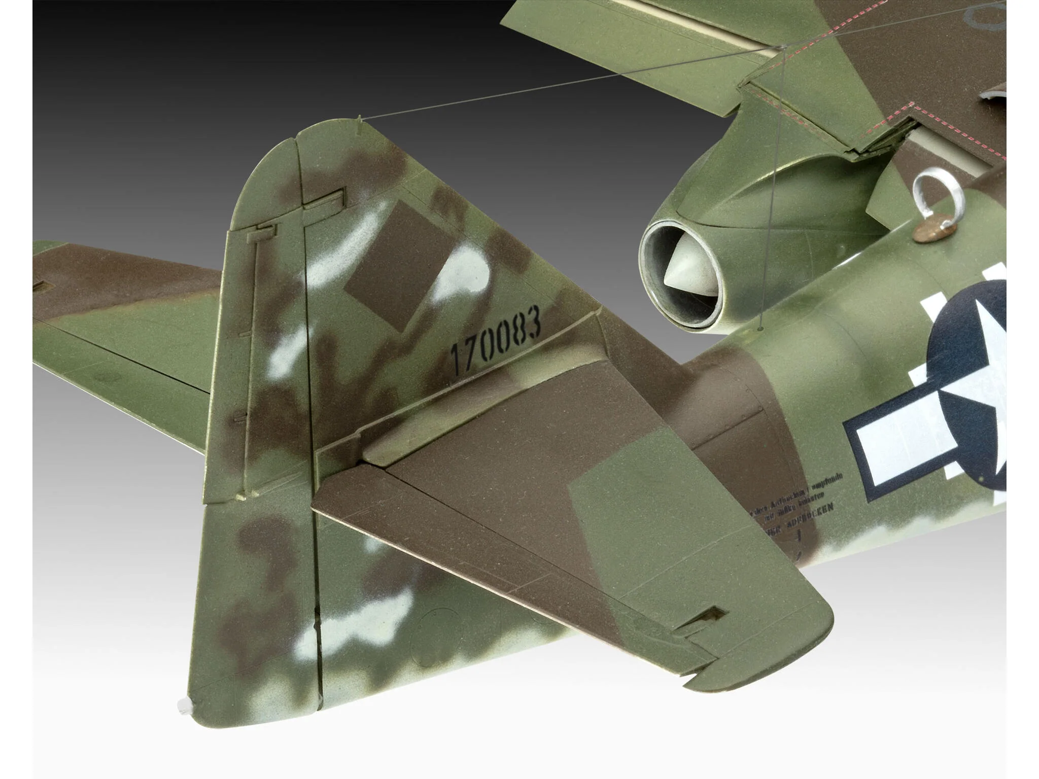 03749 Messerschmitt Me262A-1a/U4 Model Kit - Image 4