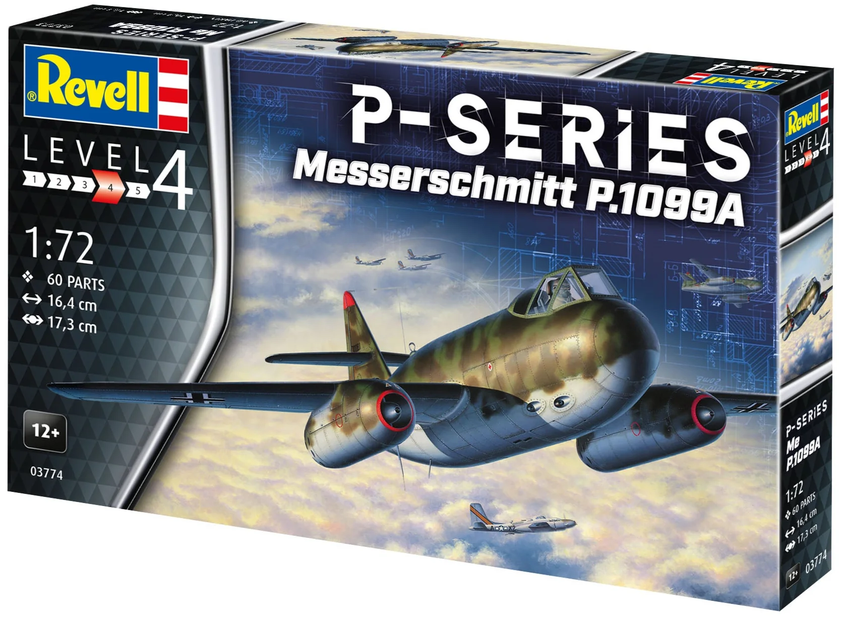 03774 Messerschmitt P.1099A - P-Series Model Kit - Image 8