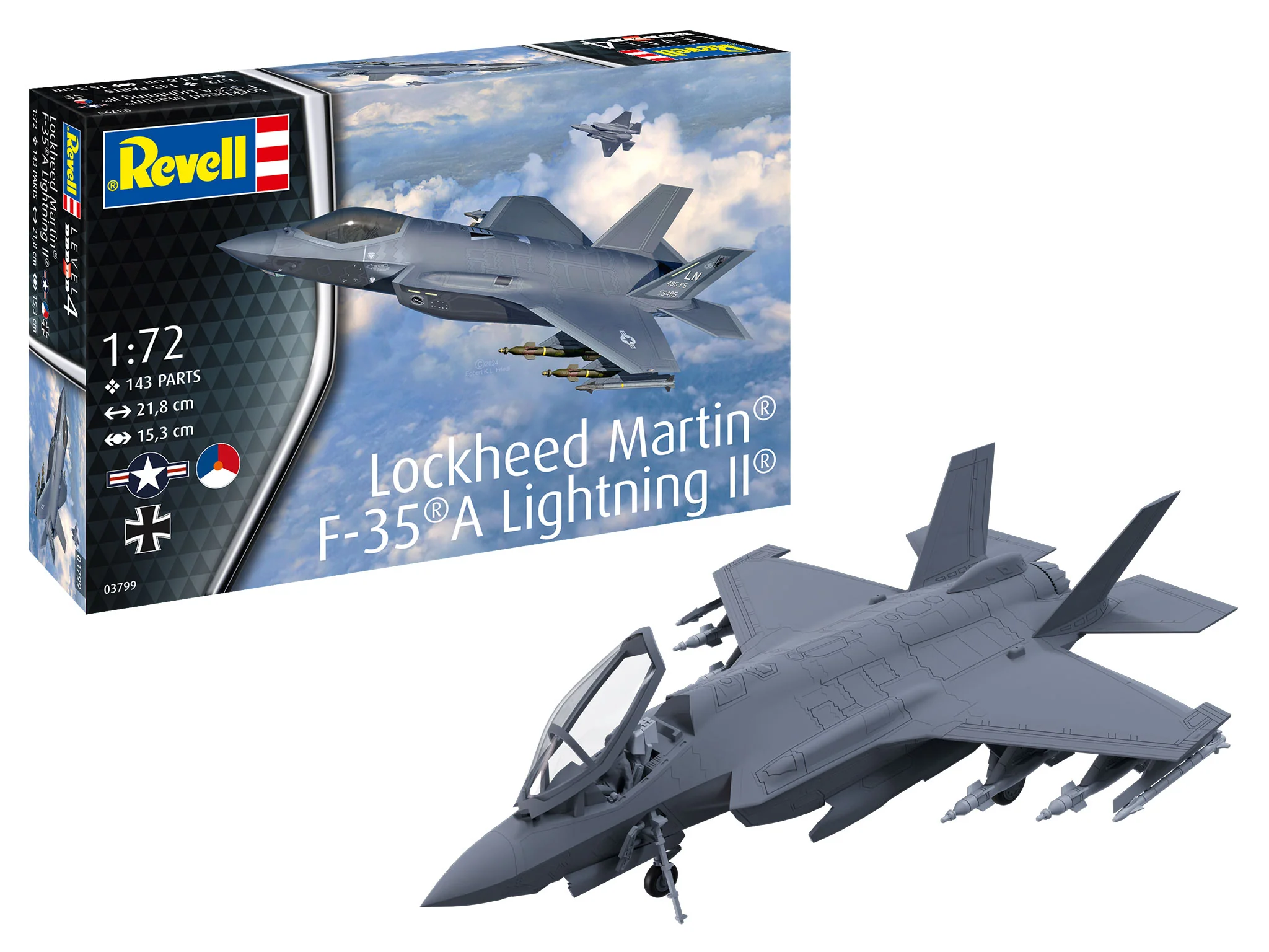 03799 Lockheed Martin® F-35®A Lightning II® Model Kit