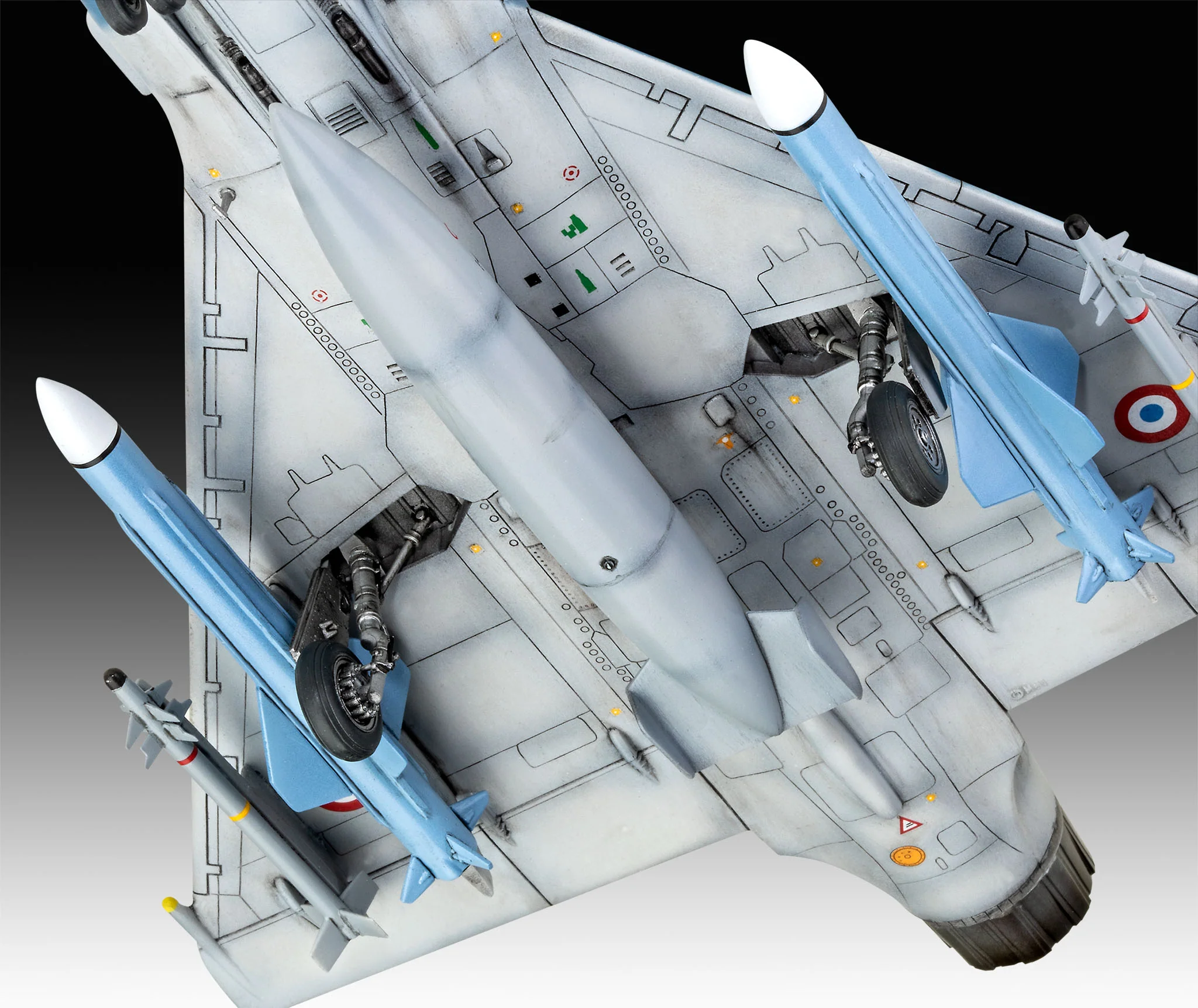 03813 French Dassault Mirage 2000C (1:48 Scale) Model Kit - Image 5