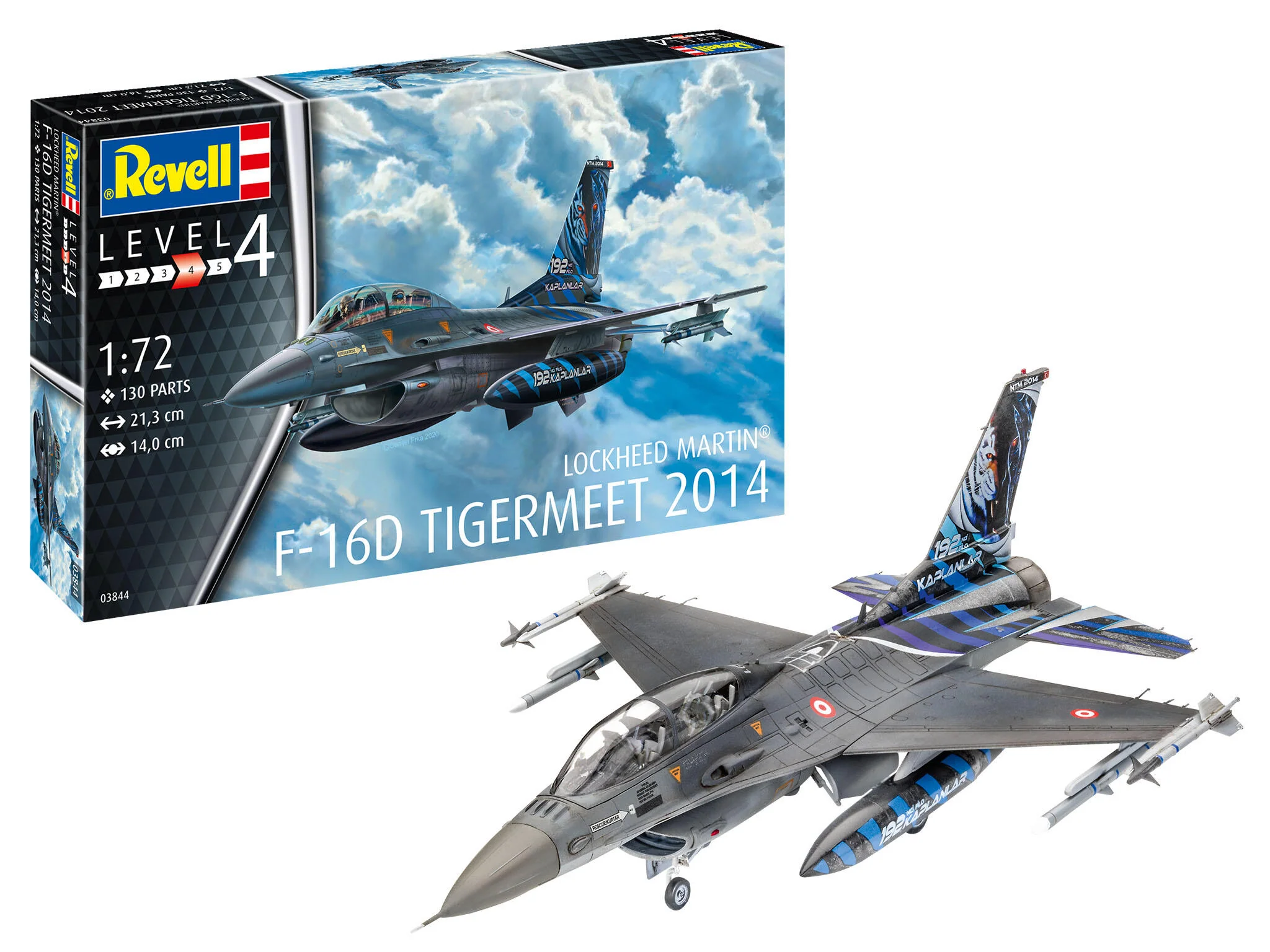 03844 Lockheed Martin F-16D Tigermeet 2014 Model Kit