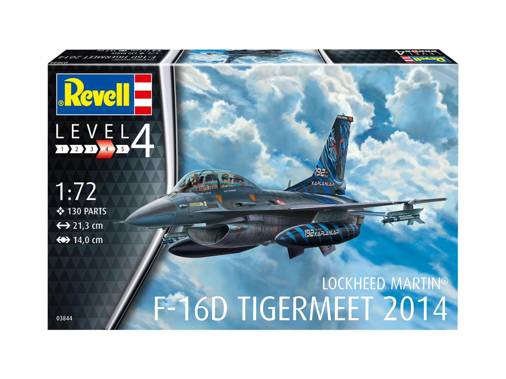 03844 Lockheed Martin F-16D Tigermeet 2014 Model Kit - Image 8