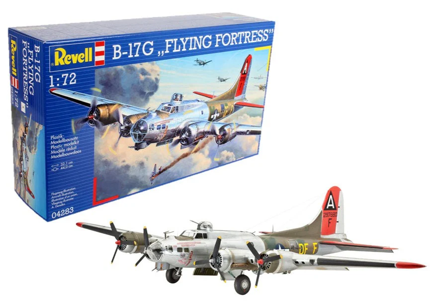 04283 B-17G "Flying Fortress" (1:72 Scale) Model Kit