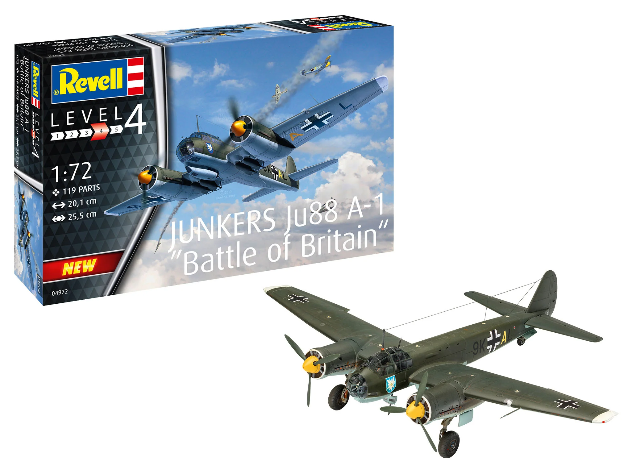 04972 Junkers Ju88 A-1 "Battle of Britain" (1:72 Scale) Model Kit