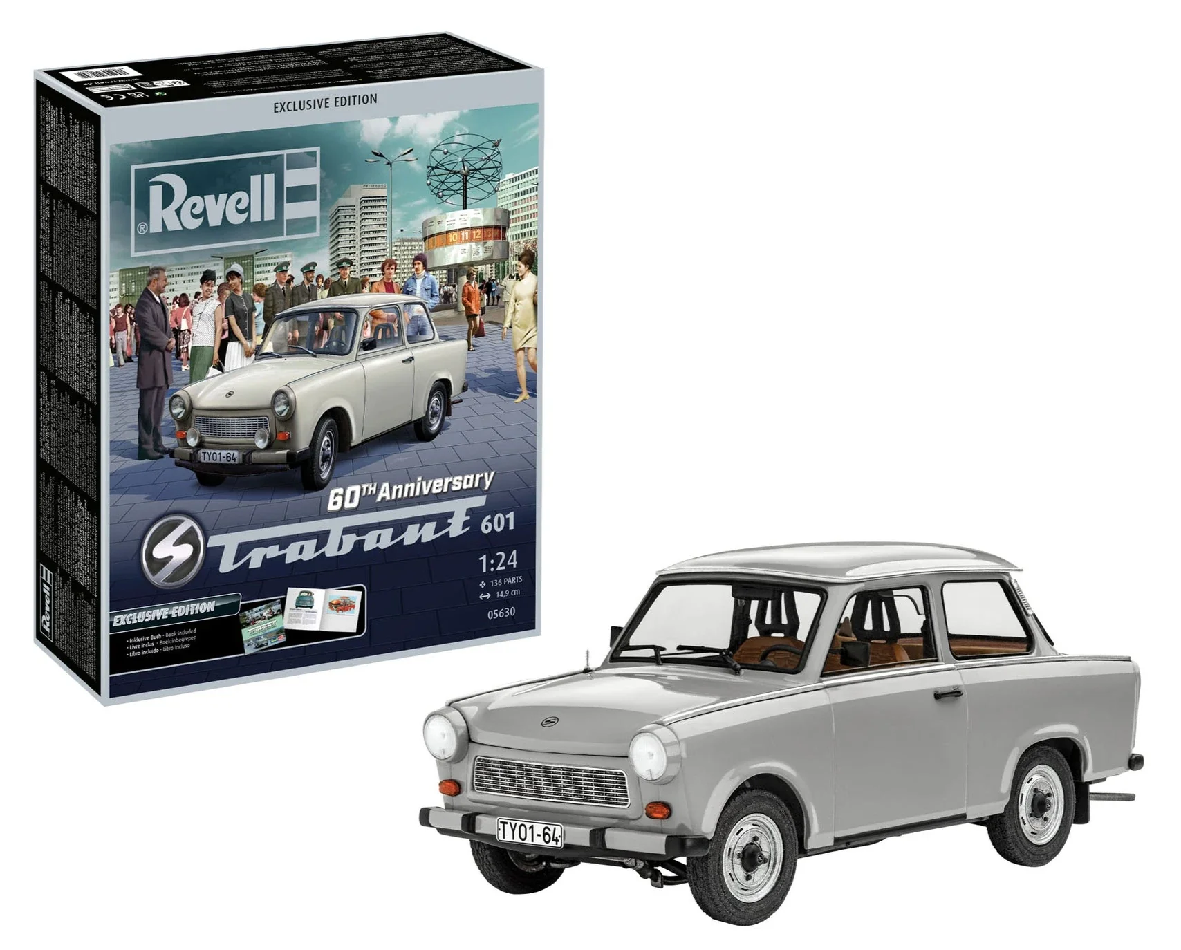 05630 60th Anniversary Trabant 601 "Exclusive Edition" Model Kit