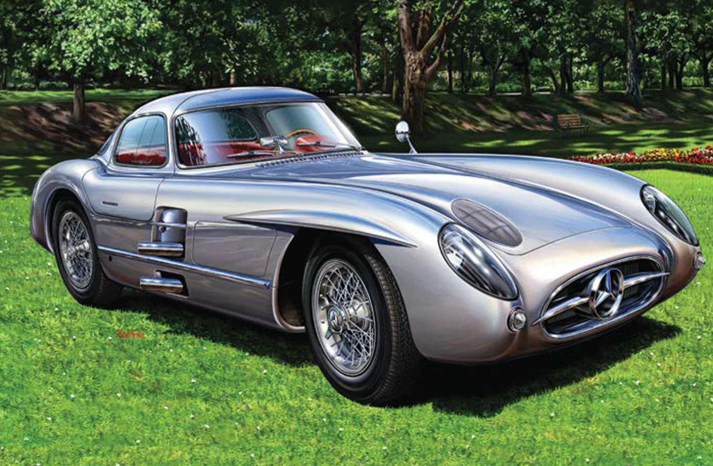 05633 Gift Set Mercedes-Benz 300 SLR 70th Anniversary Model Kit - Image 10