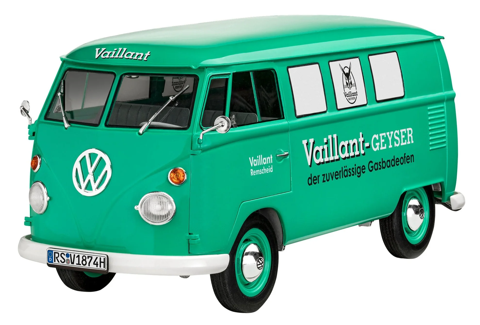 05648 Gift Set - VW T1 Bus "Vaillant 150th Anniversary" Model Kit - Image 2
