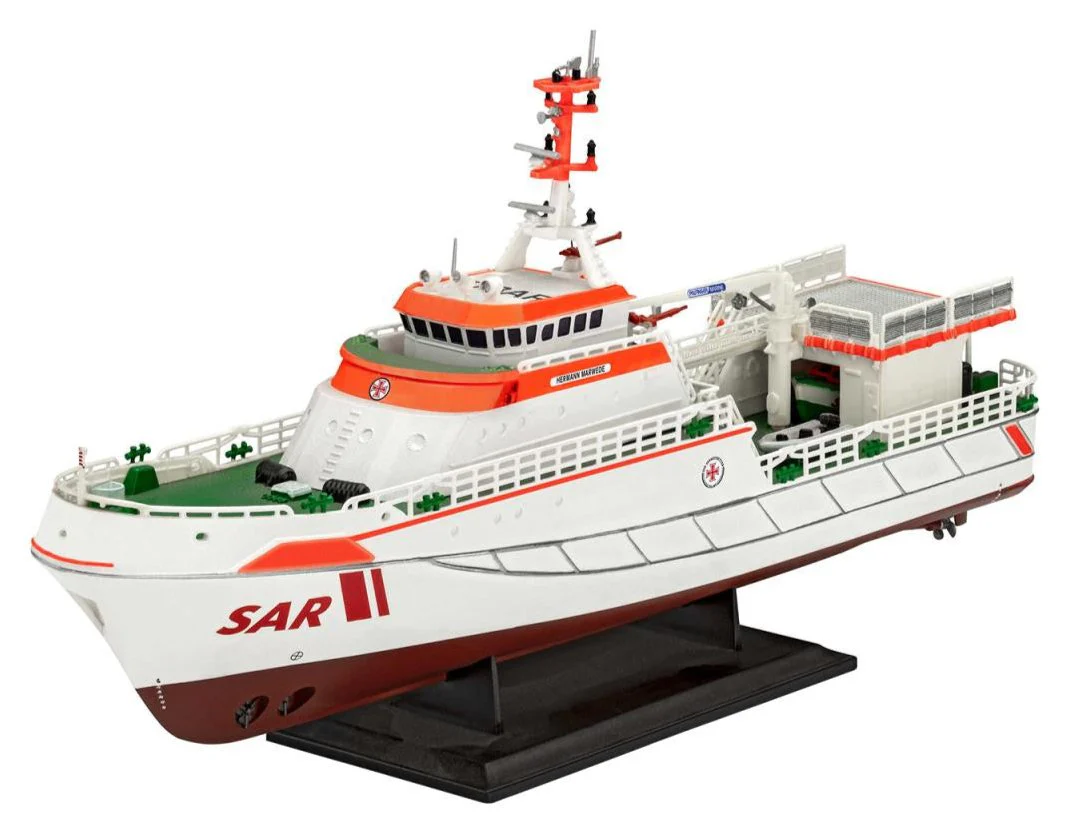 05812 Search & Rescue Vessel "Hermann Marwede" Model Kit