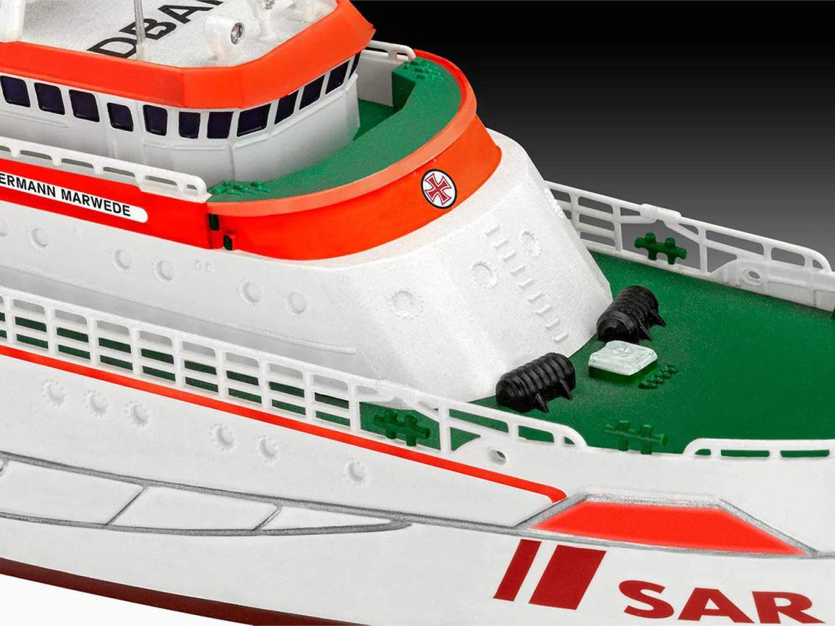 05812 Search & Rescue Vessel "Hermann Marwede" Model Kit - Image 2