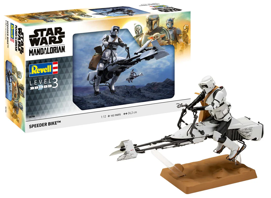 06786 Star Wars The Mandalorian Speeder Bike Model Kit