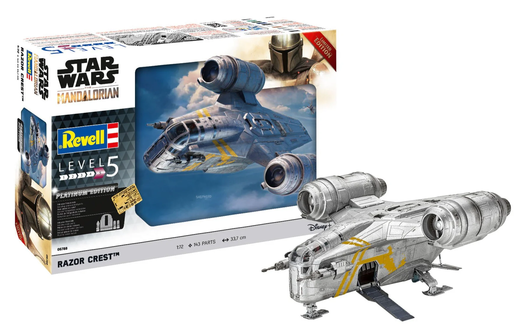 06788 Star Wars The Mandalorian Razor Crest Platinum Edition (1:72) Model Kit