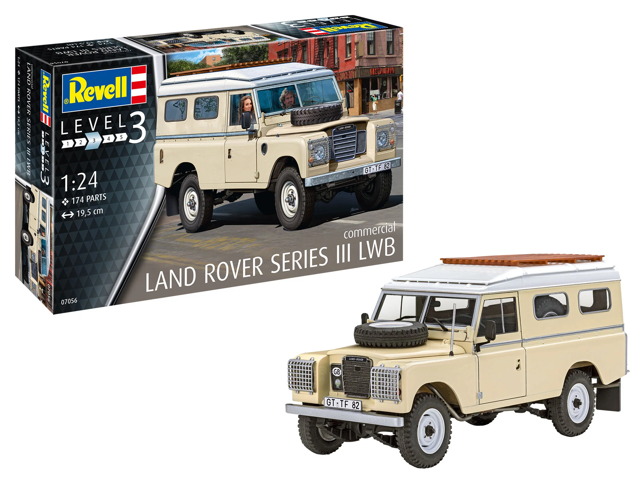 07056 Land Rover Series III LWB Commercial (1:24 Scale) Kit