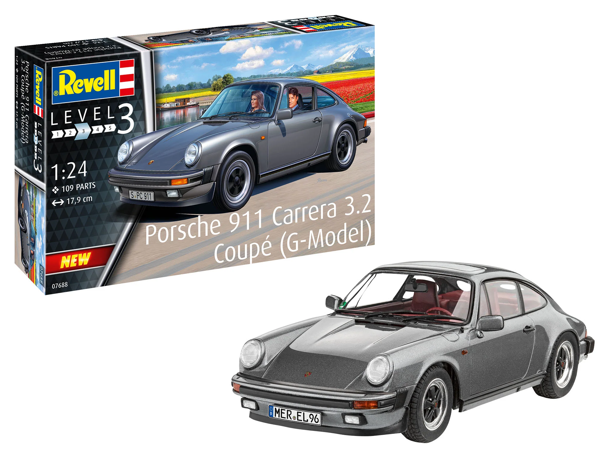 07688 Porsche 911 G Model Coupé (1:24 Scale) Model Kit
