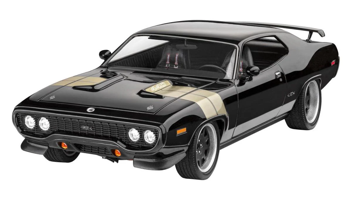 07692 Fast & Furious Dom's 1971 Plymouth GTX (1:25 Scale) Model Kit - Image 2