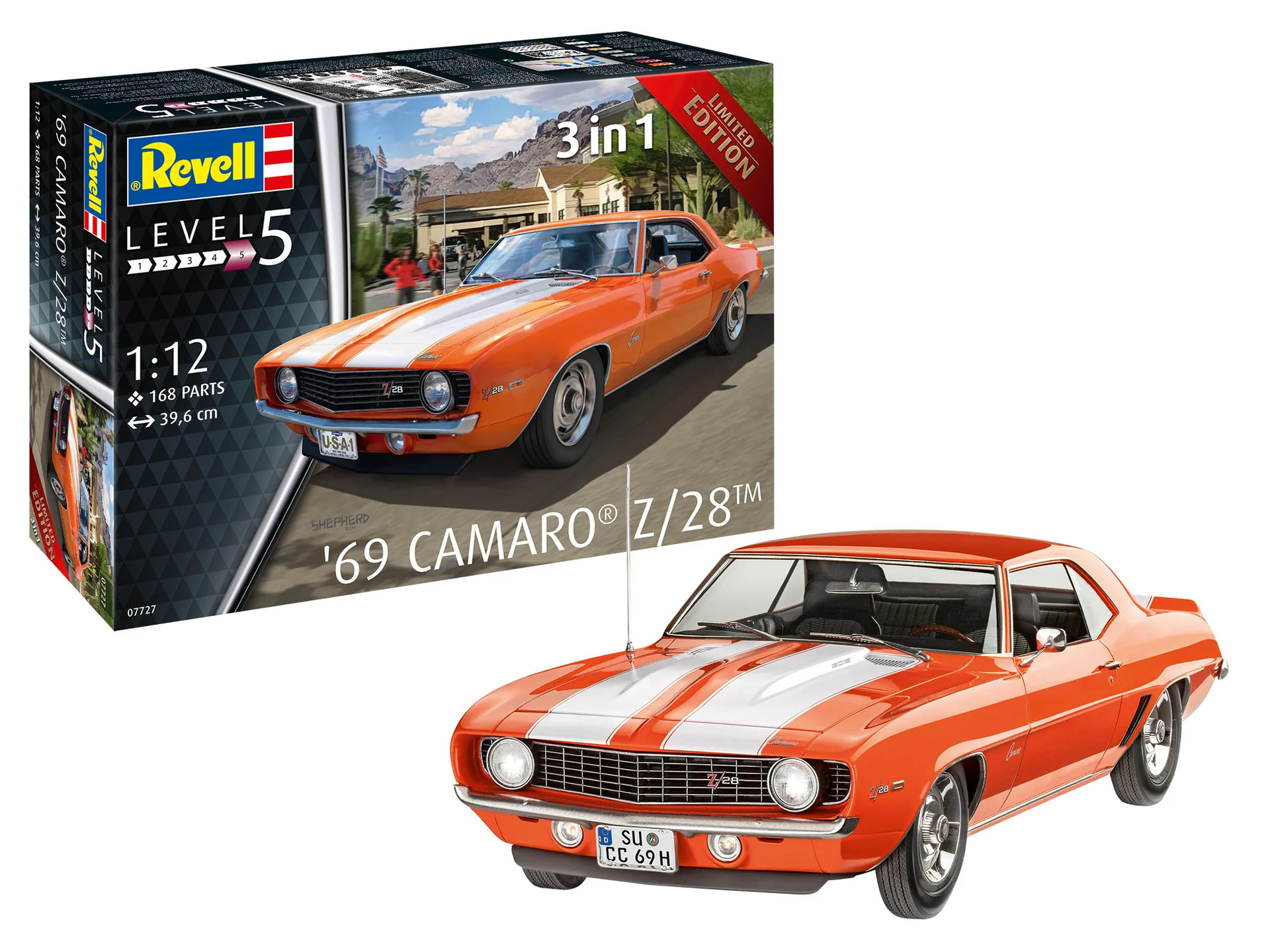07727 69 Chevy Camaro Model Kit