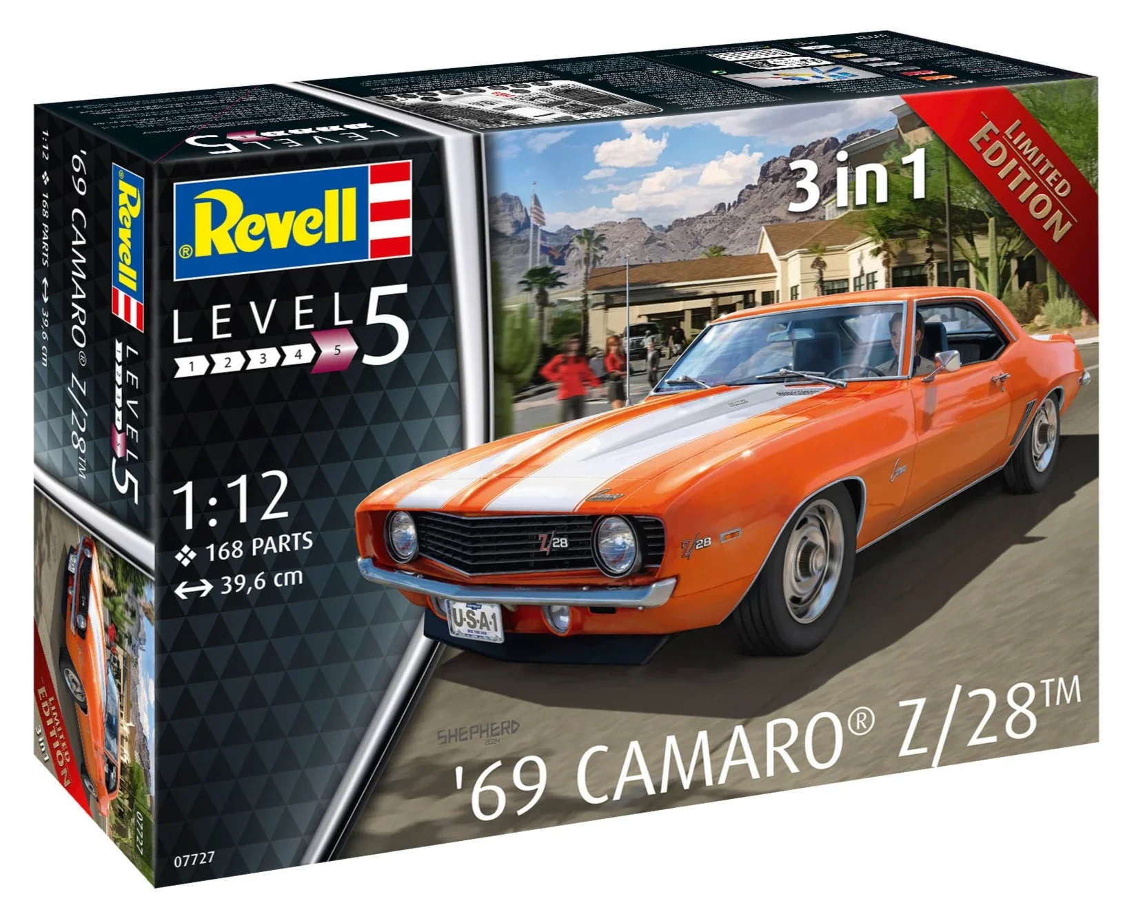 07727 69 Chevy Camaro Model Kit - Image 6