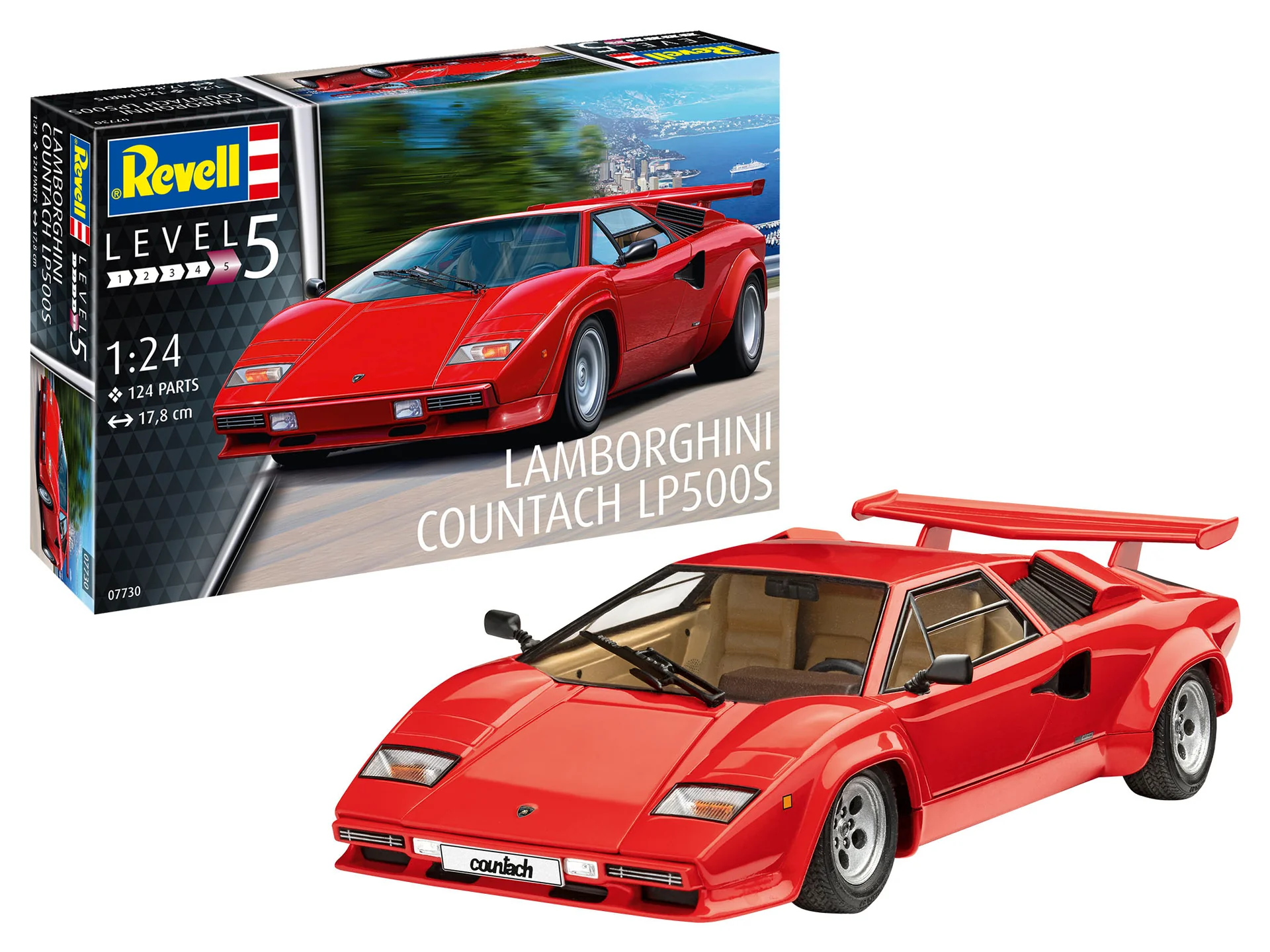 07730 Lamborghini Countach LP500S Model Kit