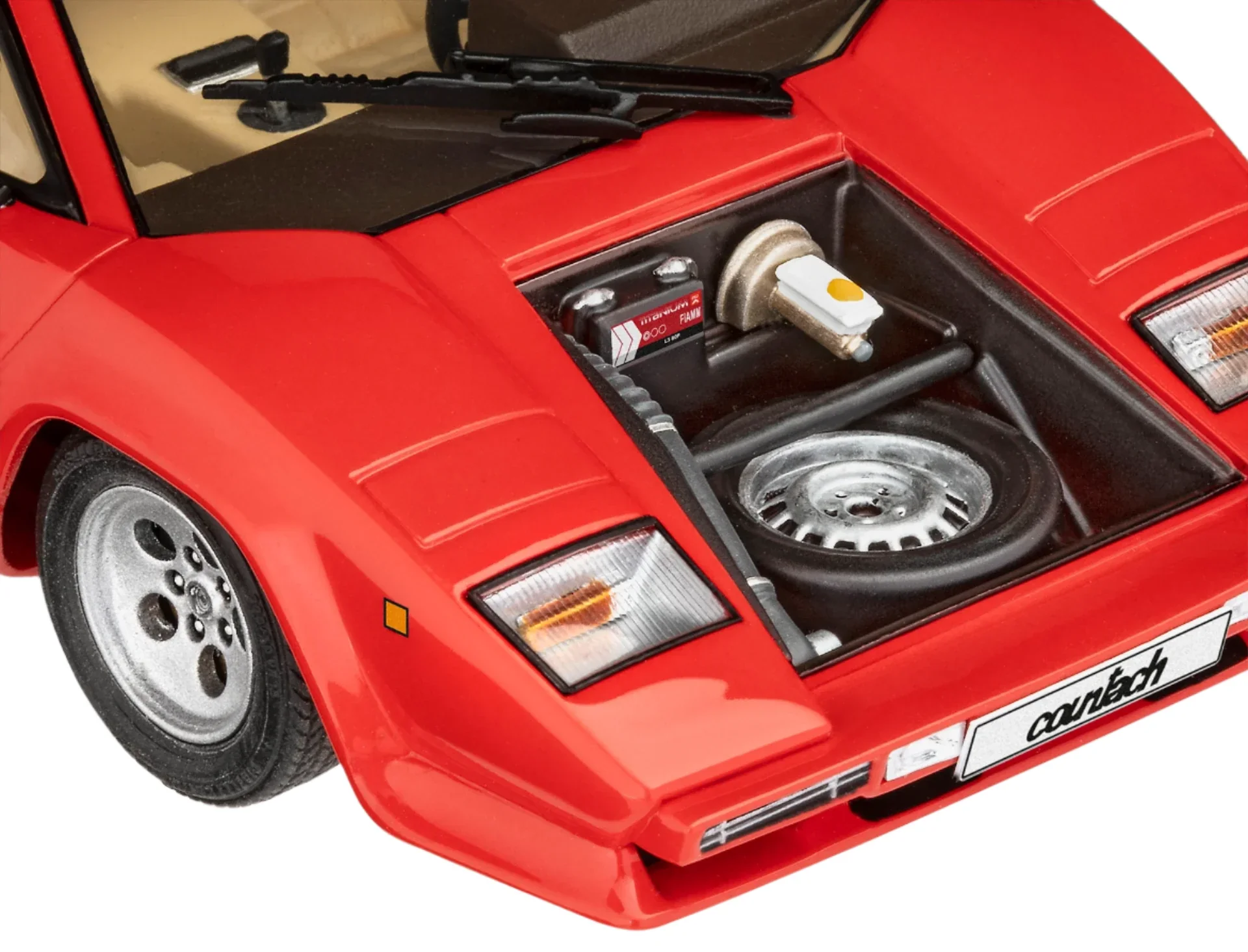 07730 Lamborghini Countach LP500S Model Kit - Image 3