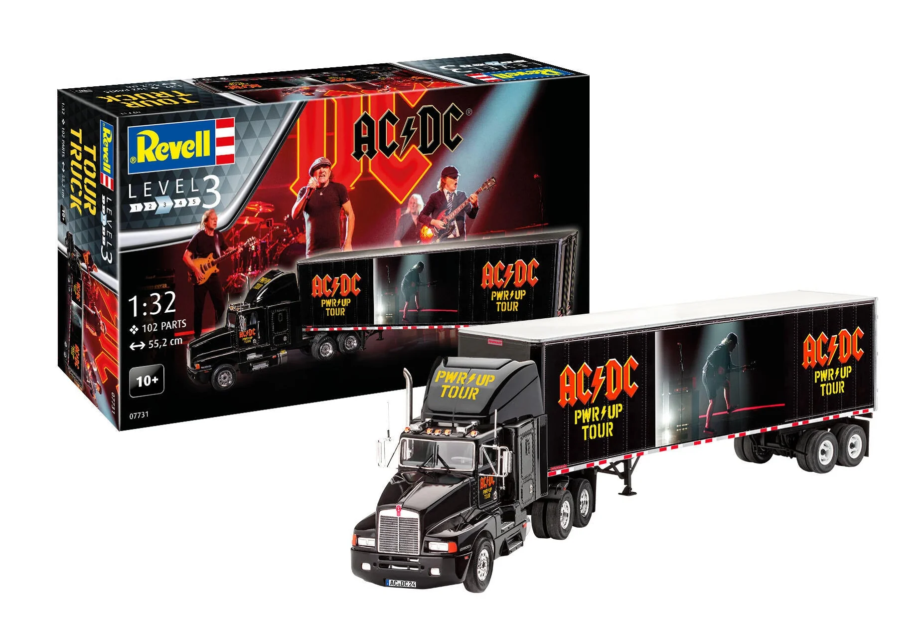 07731 AC/DC Tour Truck "Power Up" Model Kit