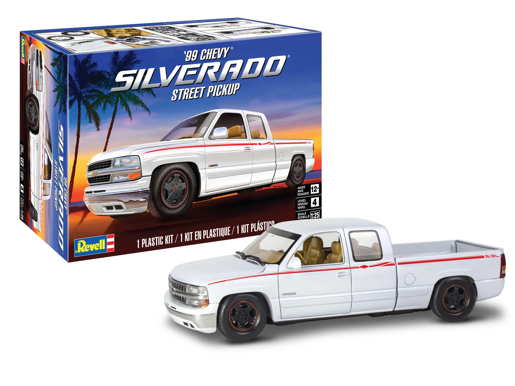 14538 1999 Chevy® Silverado® Street Pickup Model Kit