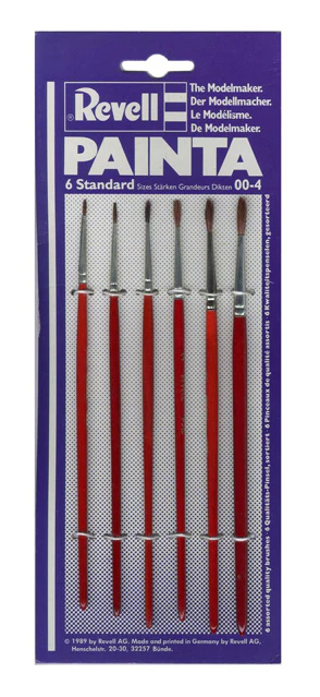 29621 Revell "Painta Standard" Brushes - 6pcs (Blister)