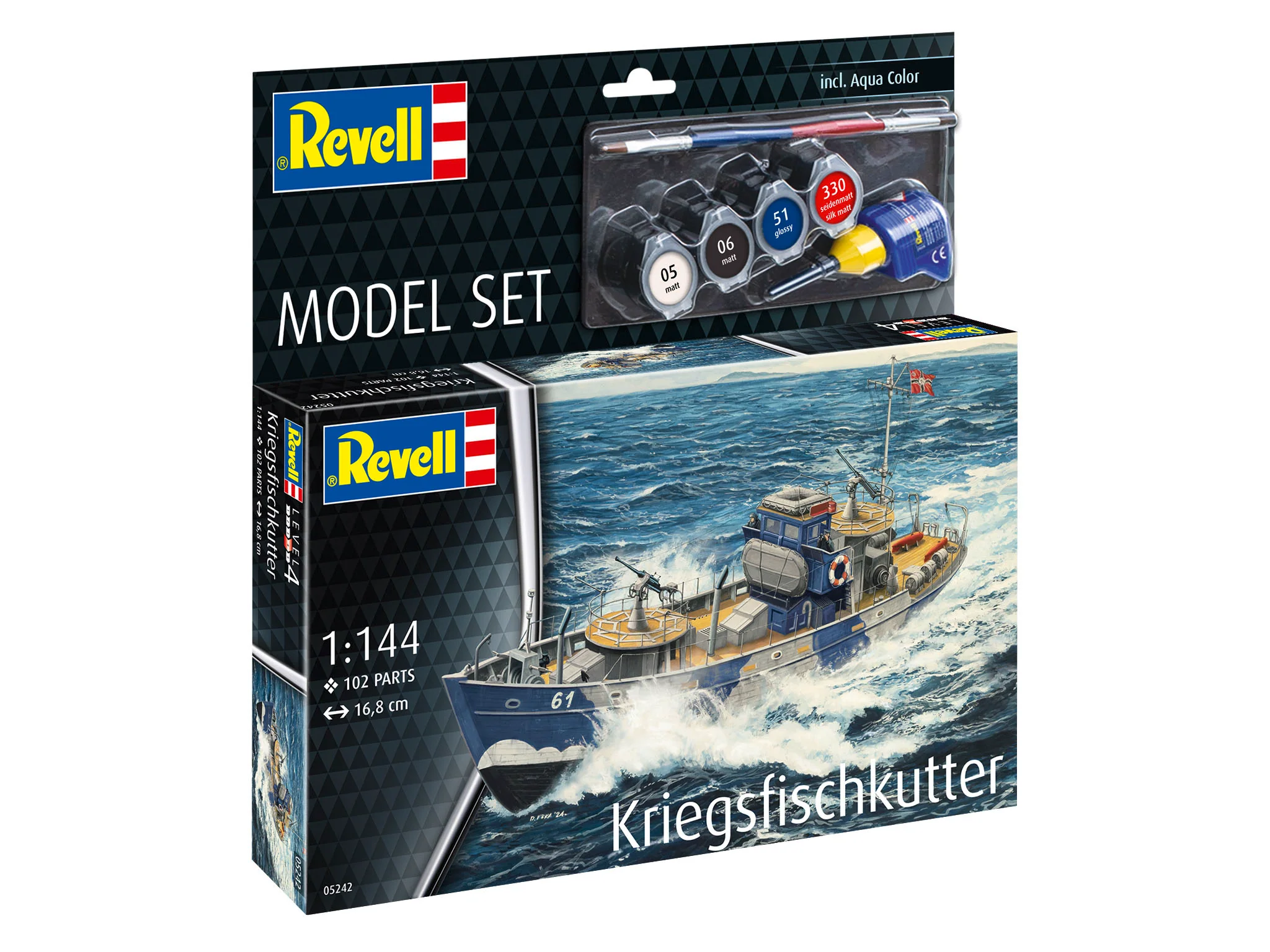 65242 Model Set KFK (Kriegsfischkutter) Model Kit - Image 7