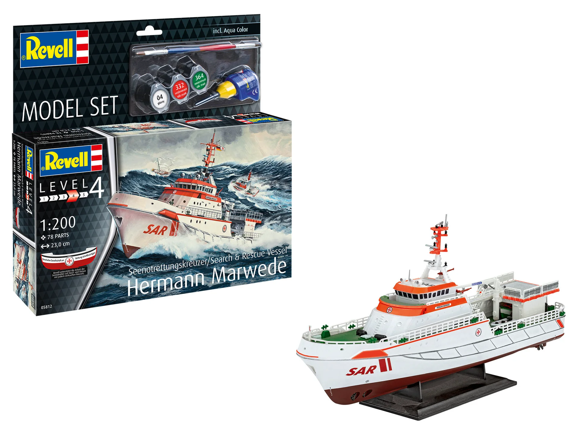65812 Model Set S&R Vessel "Hermann Marwede" Model Kit