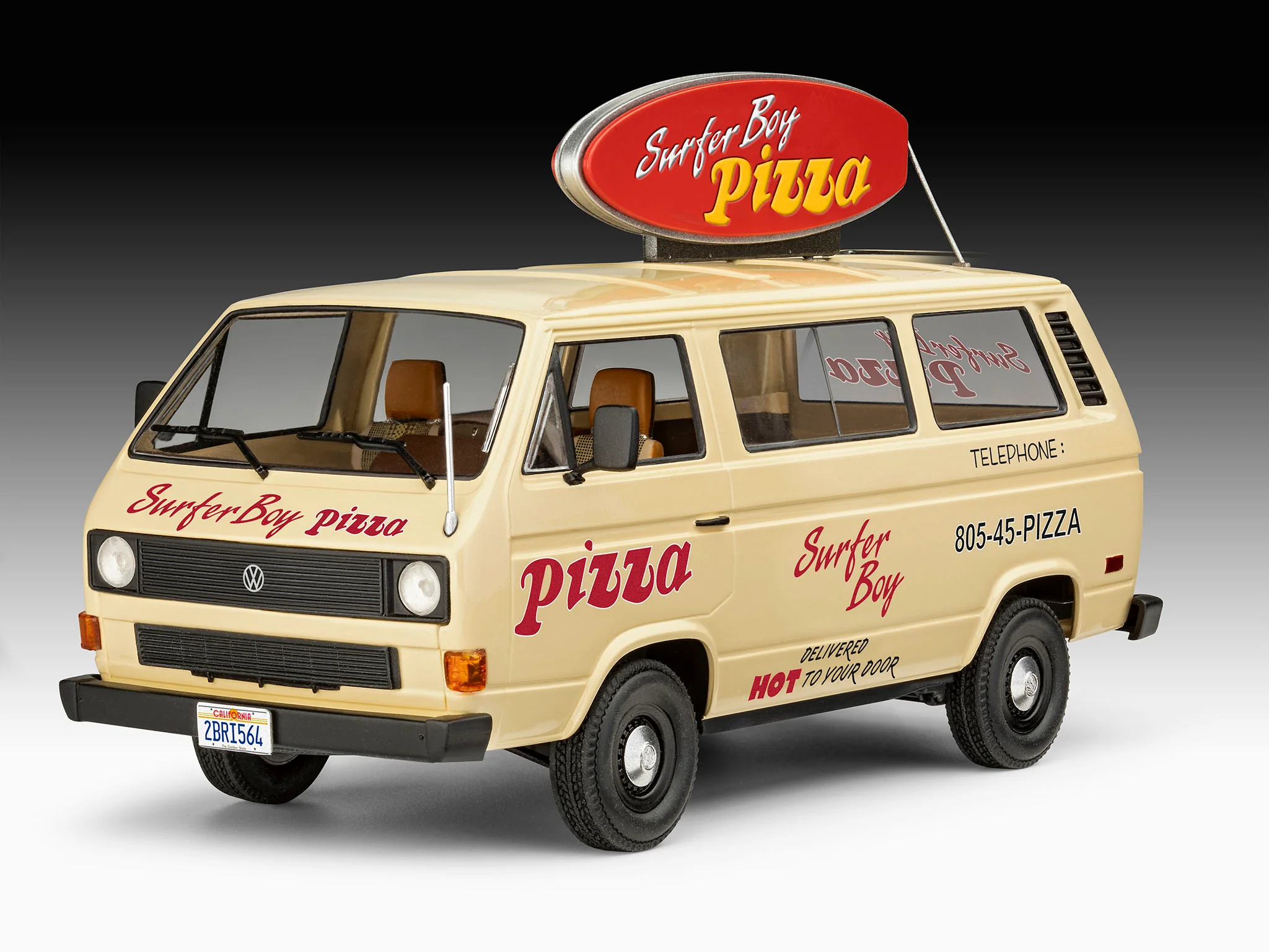 67725 Model Set VW T3 Bus "Surfer Boy": Stranger Things Model Kit - Image 3