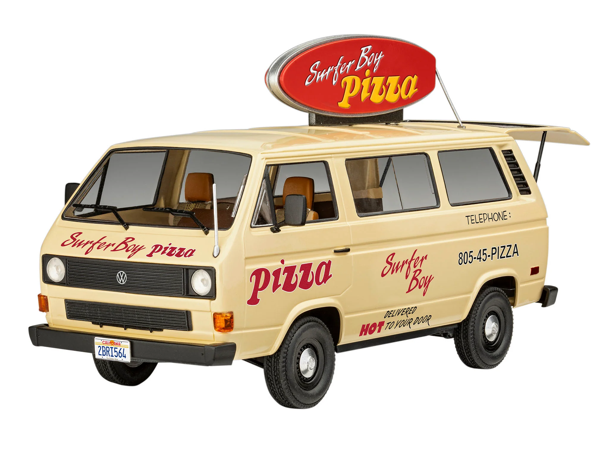 67725 Model Set VW T3 Bus "Surfer Boy": Stranger Things Model Kit - Image 4