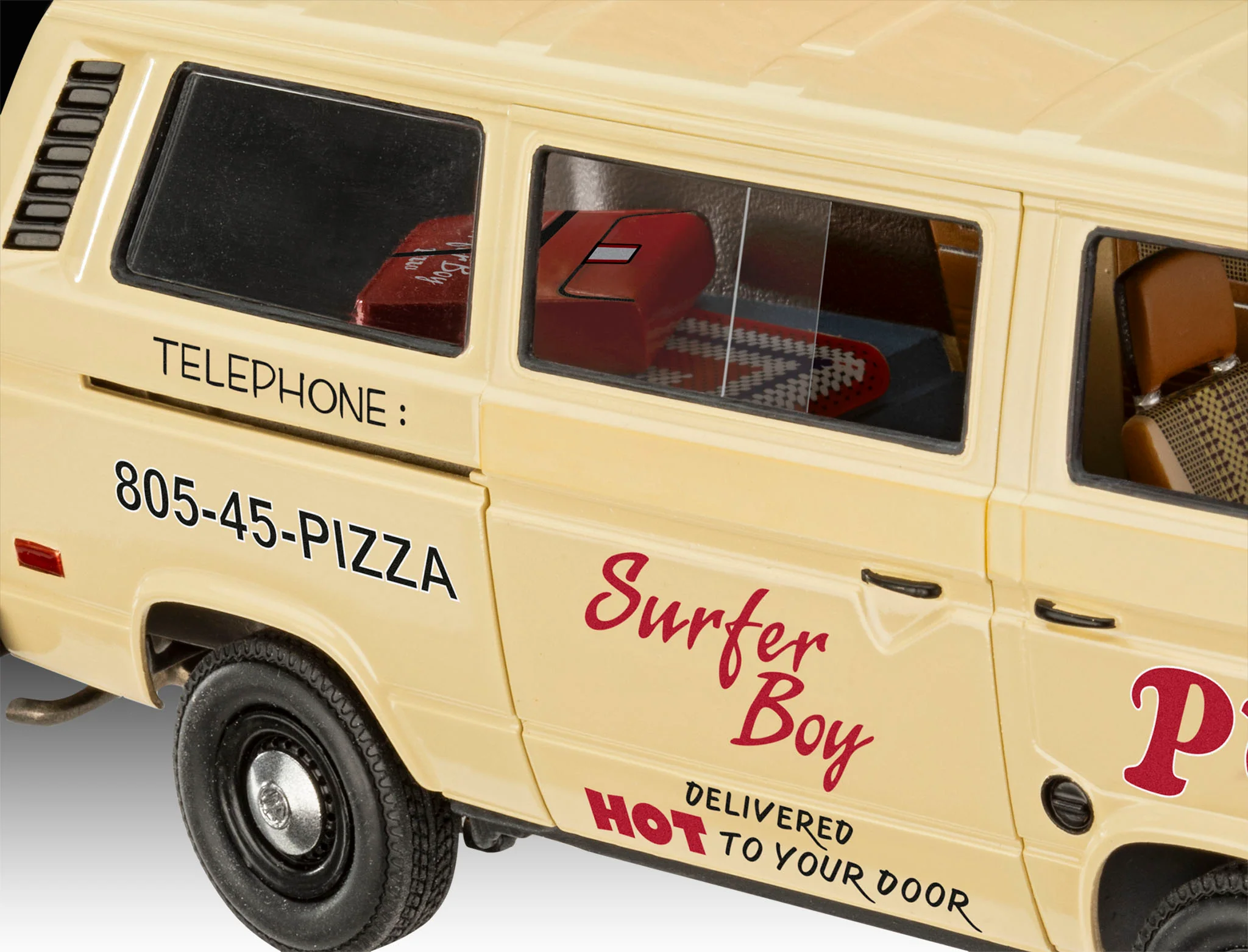 67725 Model Set VW T3 Bus "Surfer Boy": Stranger Things Model Kit - Image 7
