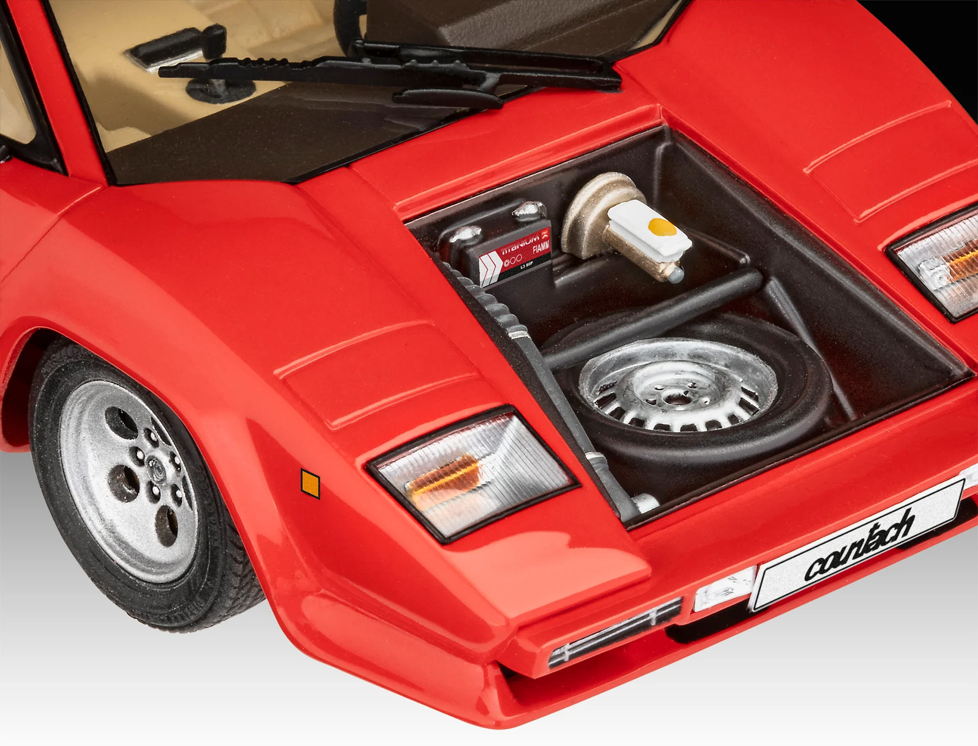 67730 Model Set Lamborghini Countach LP500S Model Kit - Image 4