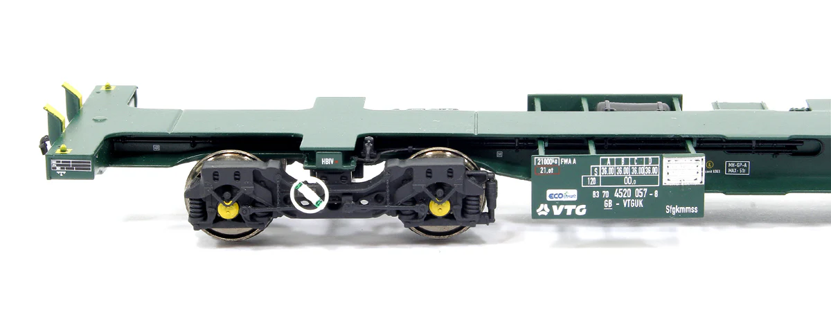 Ecofret FWA Container Flat Twin Set - VTG green (as used by Freightliner) - Image 6