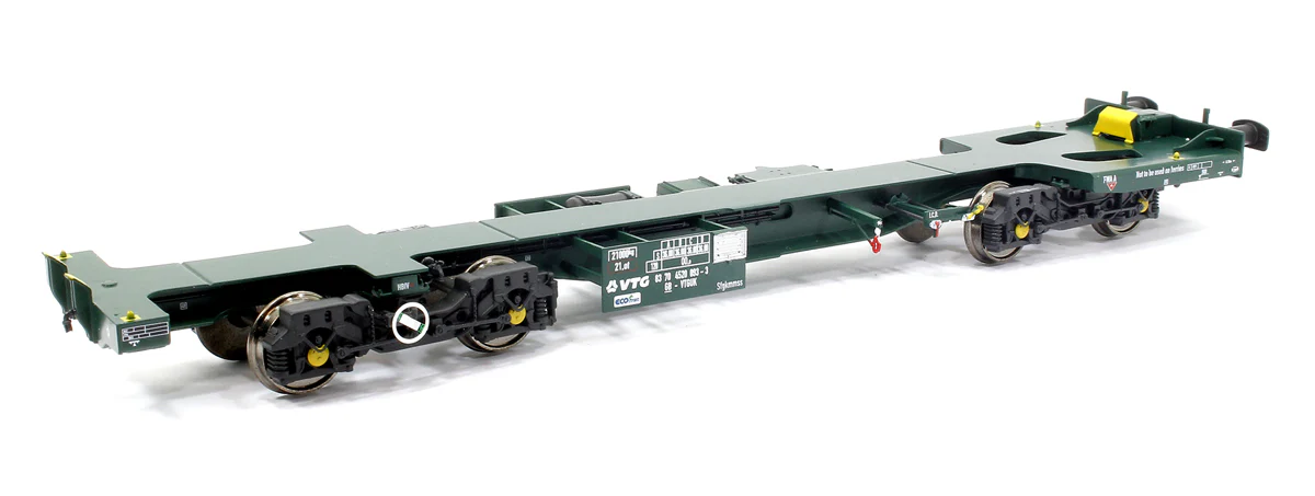 Ecofret FWA Container Flat Twin Set - VTG green (as used by Freightliner) - Image 5
