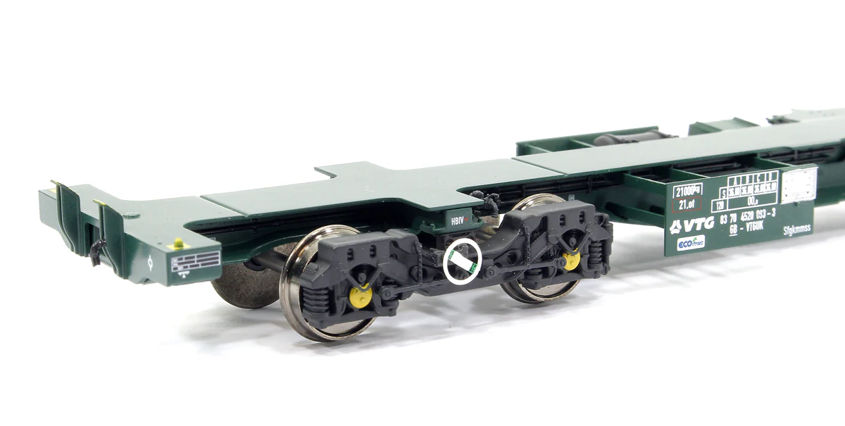 Ecofret FWA Container Flat Twin Set - VTG green (as used by Freightliner) - Image 6