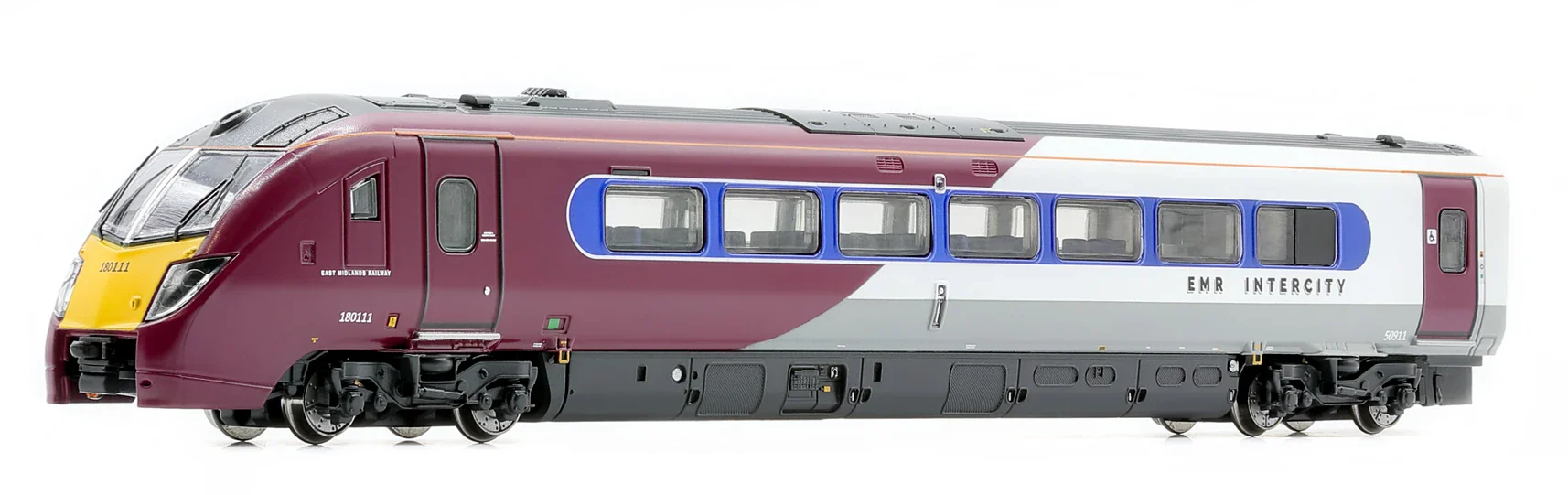 RT-N-180-EMR-104A Class 180 - East Midlands Railway livery (N/2mm) 5-car DMU - Image 3