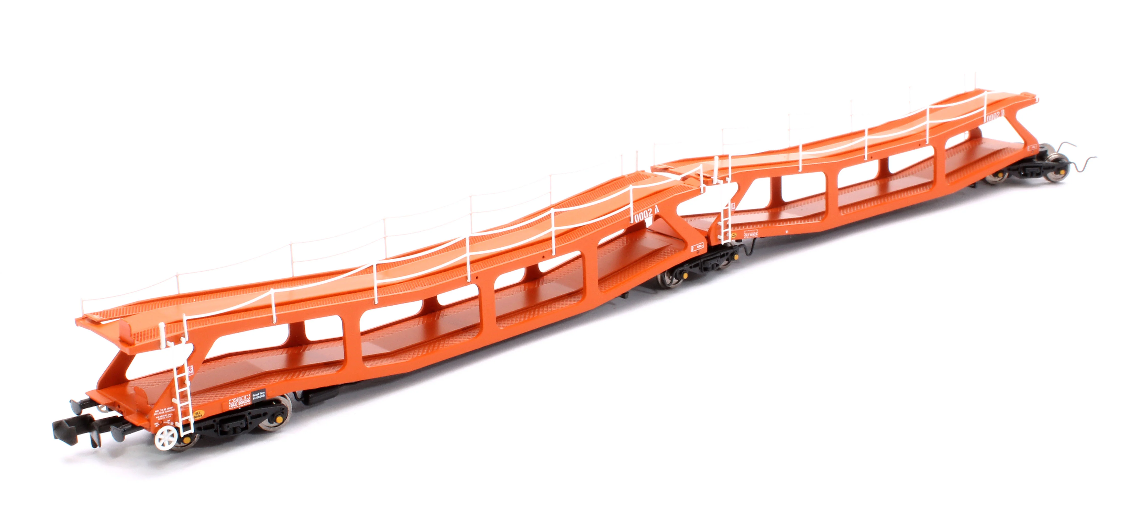 RT-N-CAR4-103A Quad Set Cartic-4 Car Carrier - Silcock and Collings Orange (Set A) - Image 2