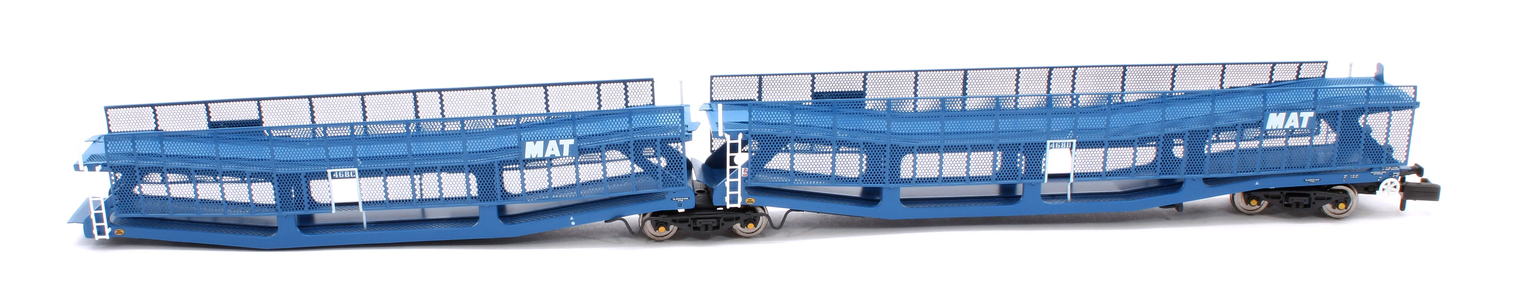 RT-N-CAR4-136A Quad Set Cartic-4 Car Carrier - MAT Blue with Mesh Screens (Set A) - Image 6