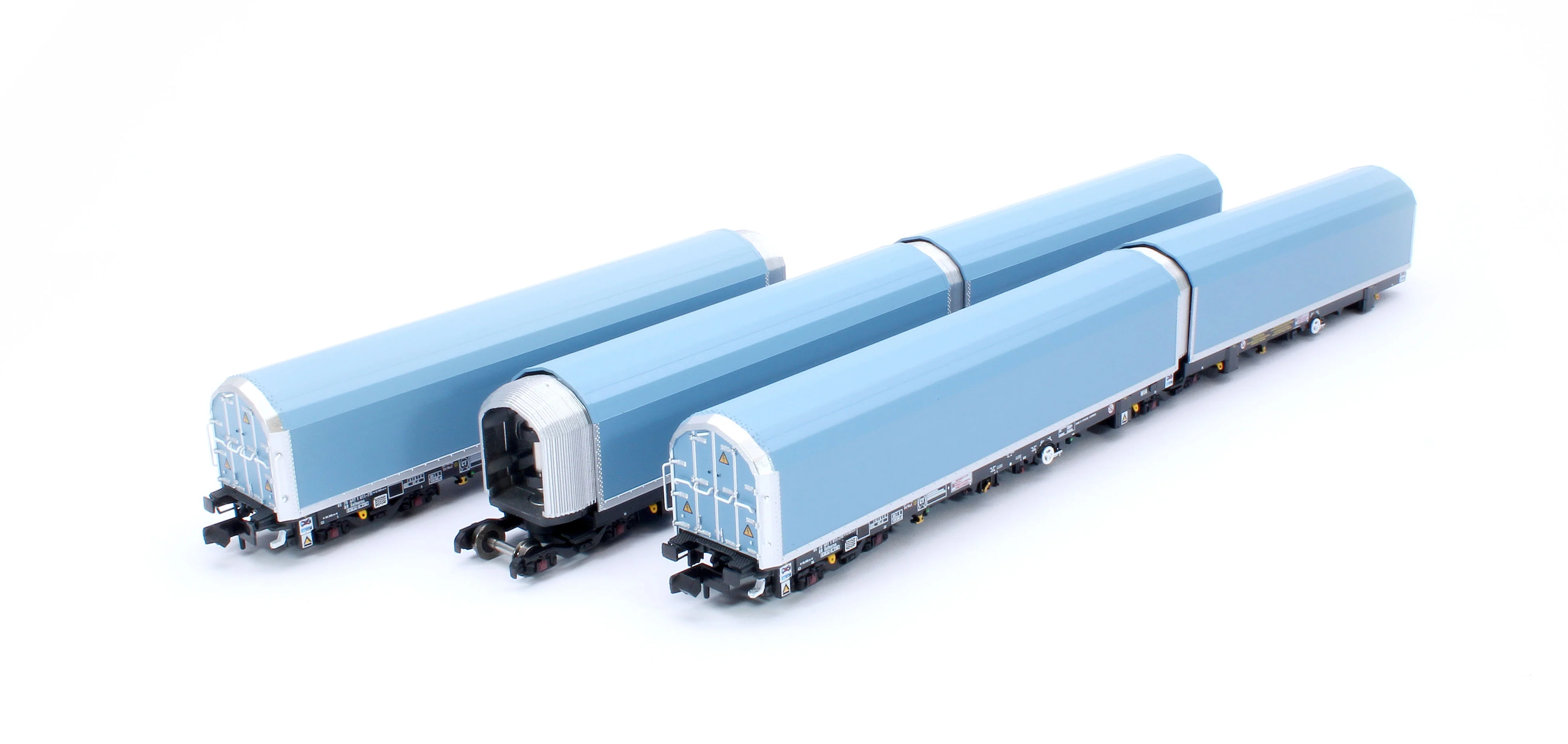 RT-N-WIA-202A N/2mm 5-car Arbel WIA car carrier plain blue. Wagon number 85 70 4971 011-7