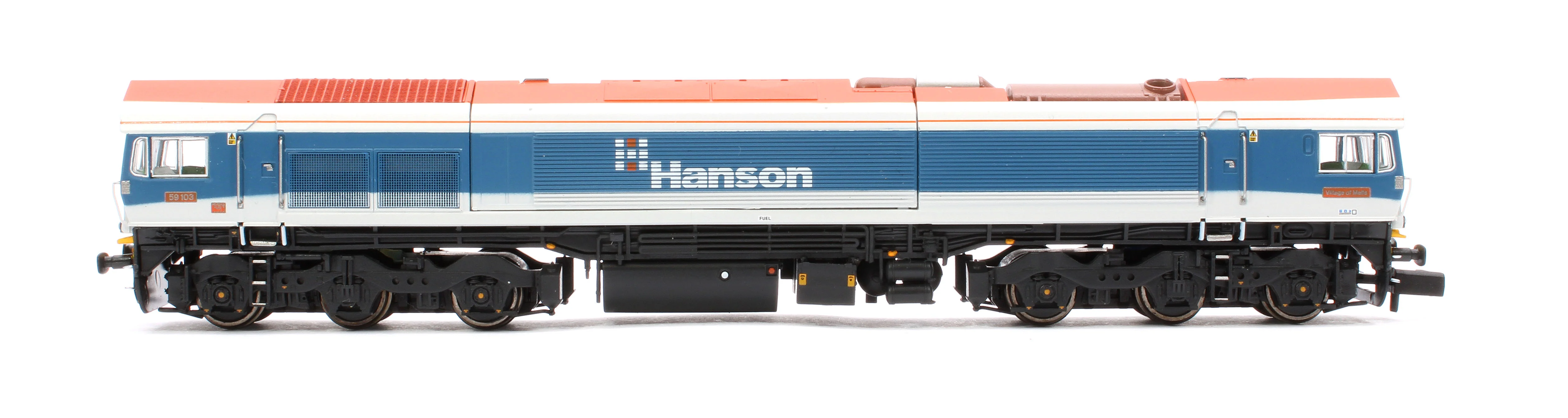 RT-N59-HN-103DC Class 59 59103 Hanson Livery Village of Mells Diesel Locomotive - Image 5