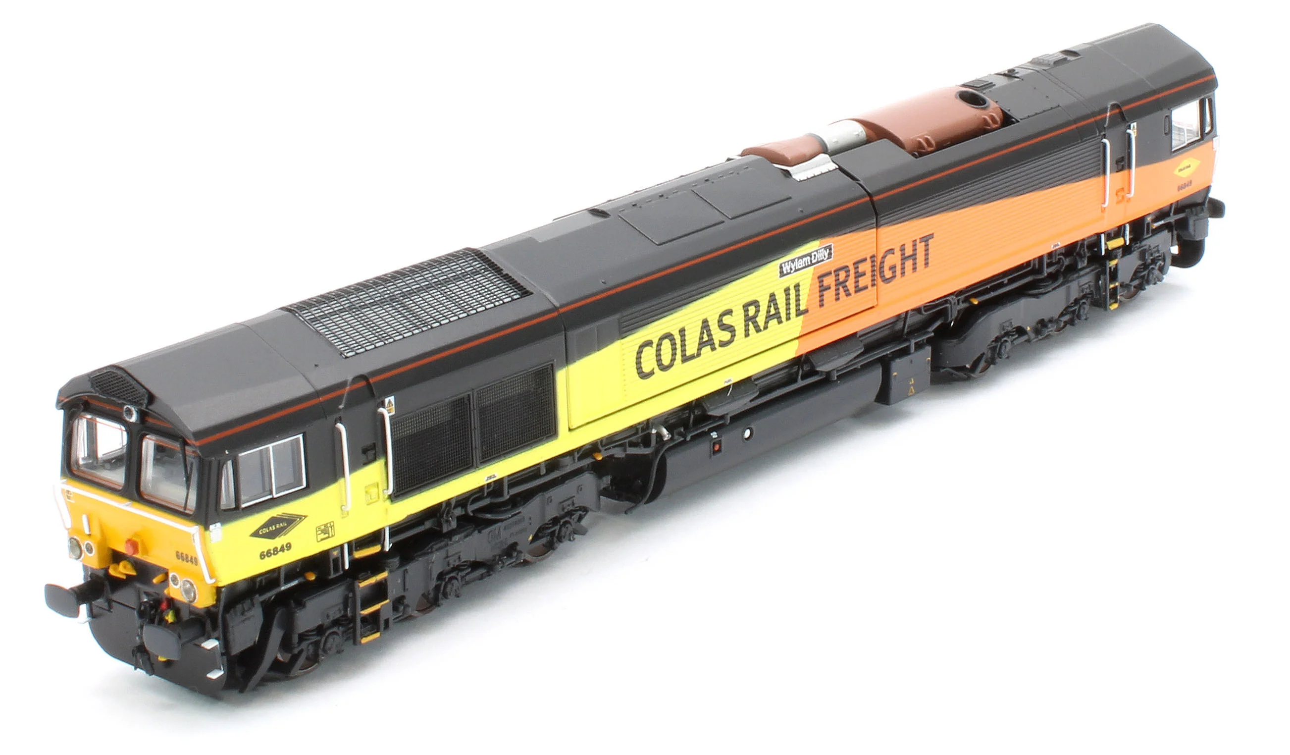 RT-N66-CO-849DCC Class 66 66849 'Wylam Dilly' Colas Diamond Logo Diesel Locomotive - DCC Sound - Image 11