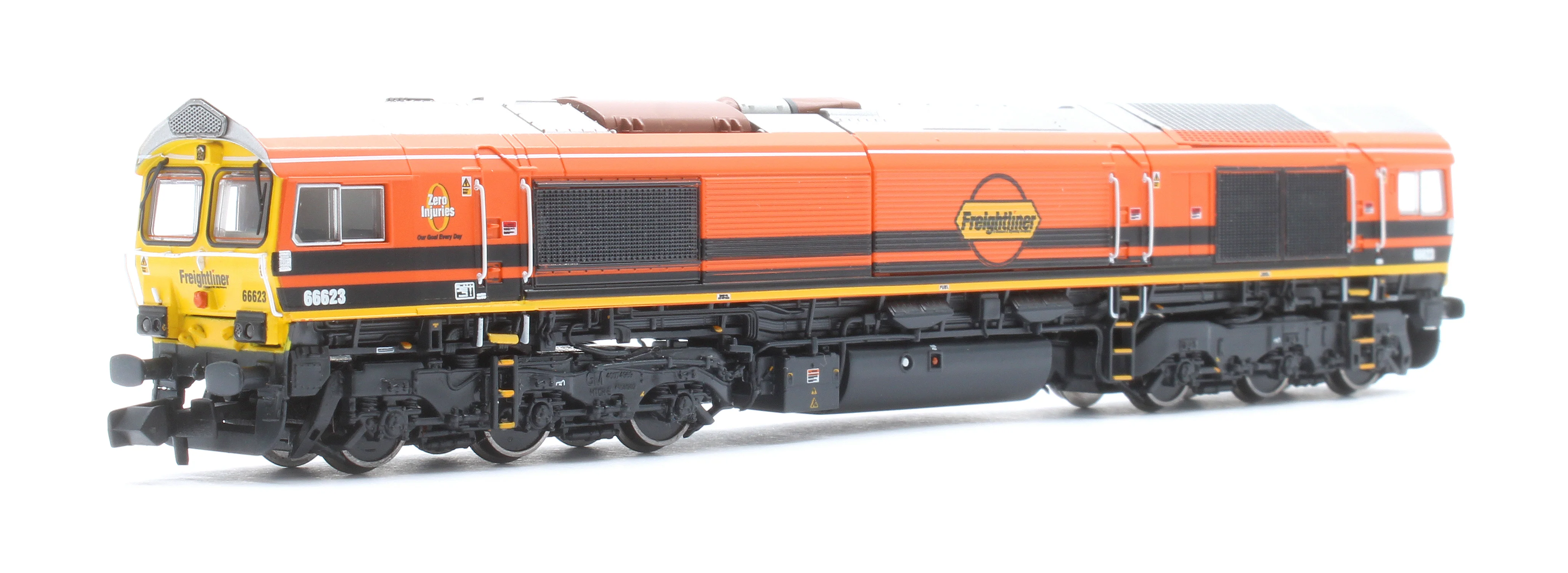 RT-N66-GW-623DCC Class 66 66623 Freightliner Genesee & Wyoming Diesel Locomotive - DCC Sound - Image 3