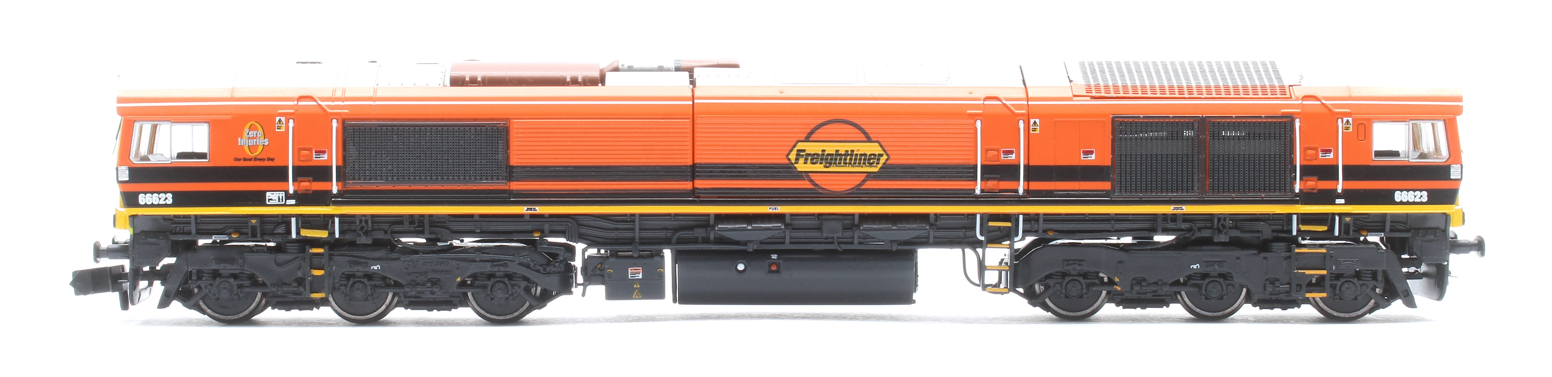 RT-N66-GW-623DCC Class 66 66623 Freightliner Genesee & Wyoming Diesel Locomotive - DCC Sound - Image 5