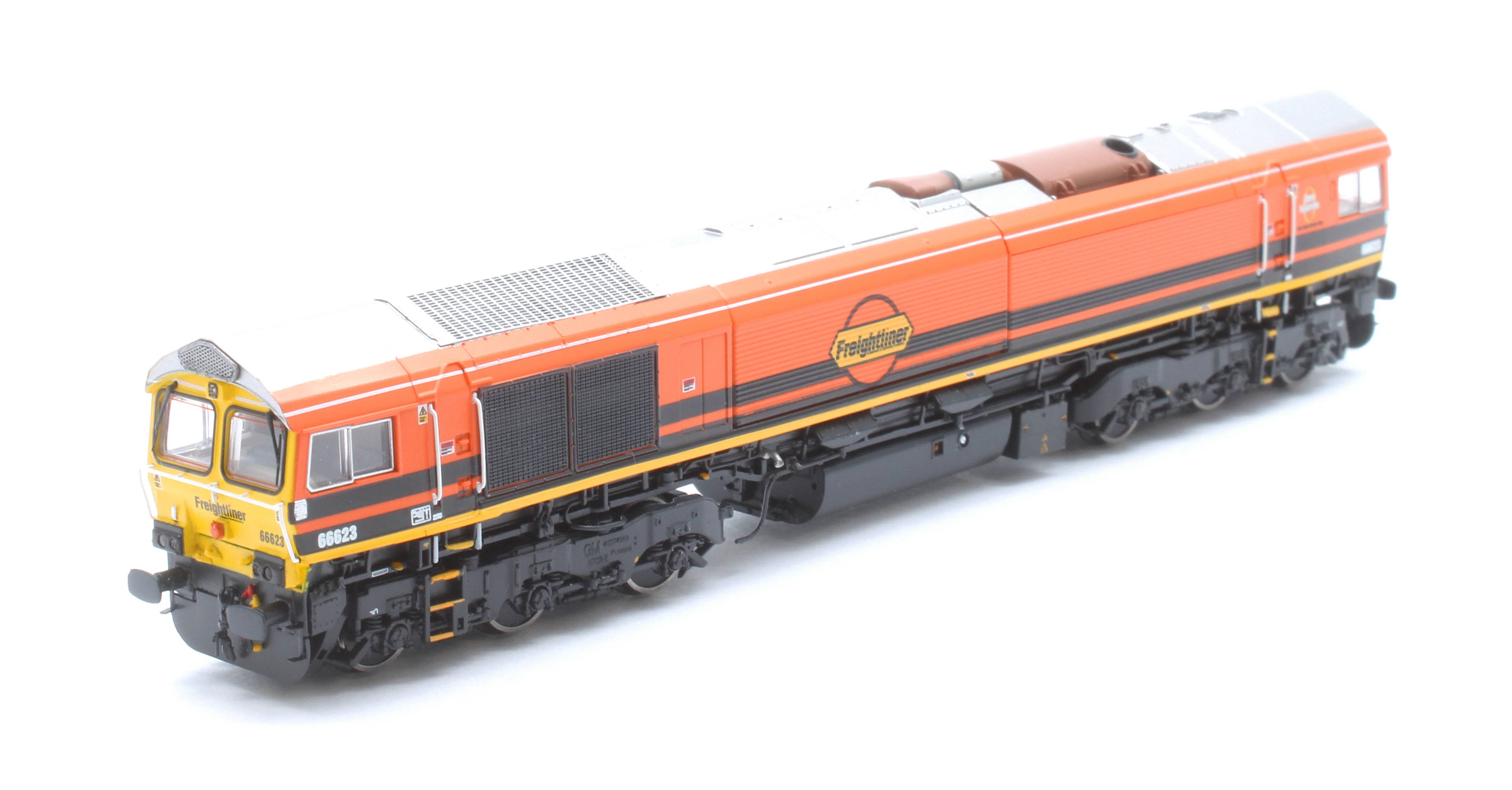 RT-N66-GW-623DCC Class 66 66623 Freightliner Genesee & Wyoming Diesel Locomotive - DCC Sound - Image 7