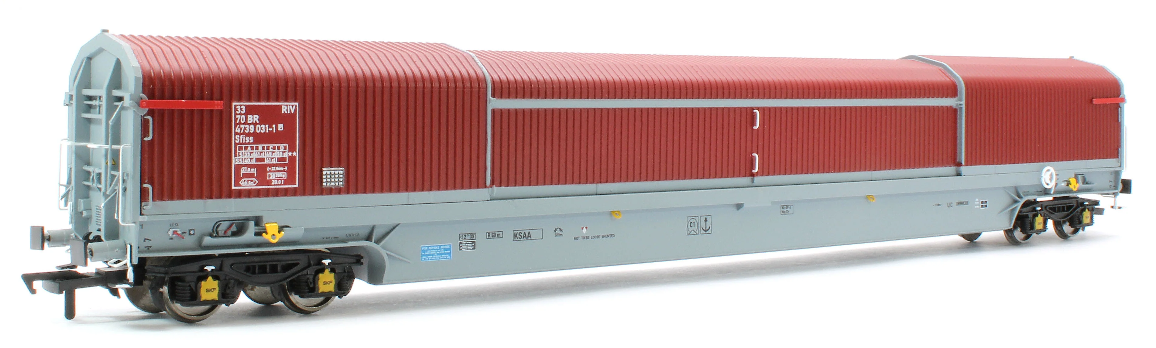 RT-OO-KSA-201B KSA ‘Rover Cube’ Wagons Original Maroon & Grey Livery No. 33 70 4739 023-8 and 031-1 - Twin Pack - Image 2