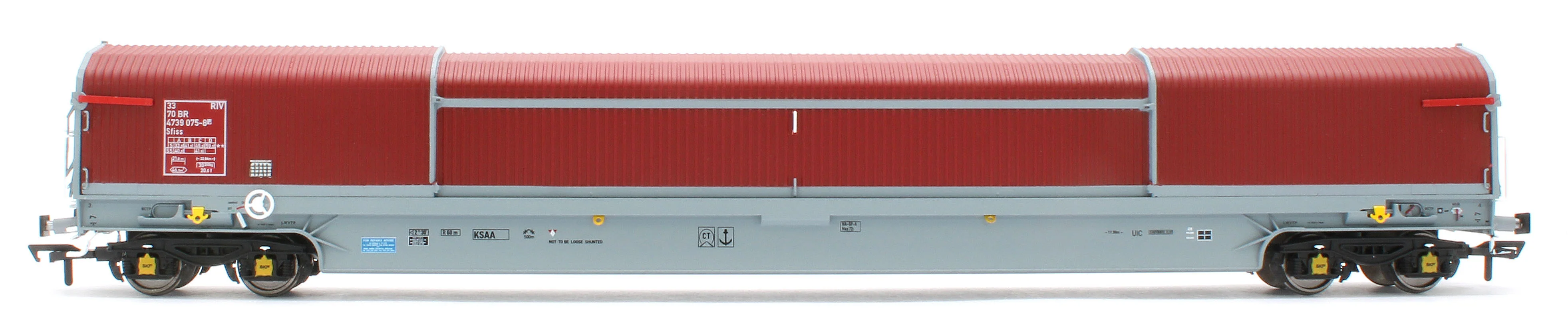 RT-OO-KSA-201C KSA ‘Rover Cube’ Wagons Original Maroon & Grey Livery No. 33 70 4739 044-4 and 059-2 - Twin Pack - Image 3