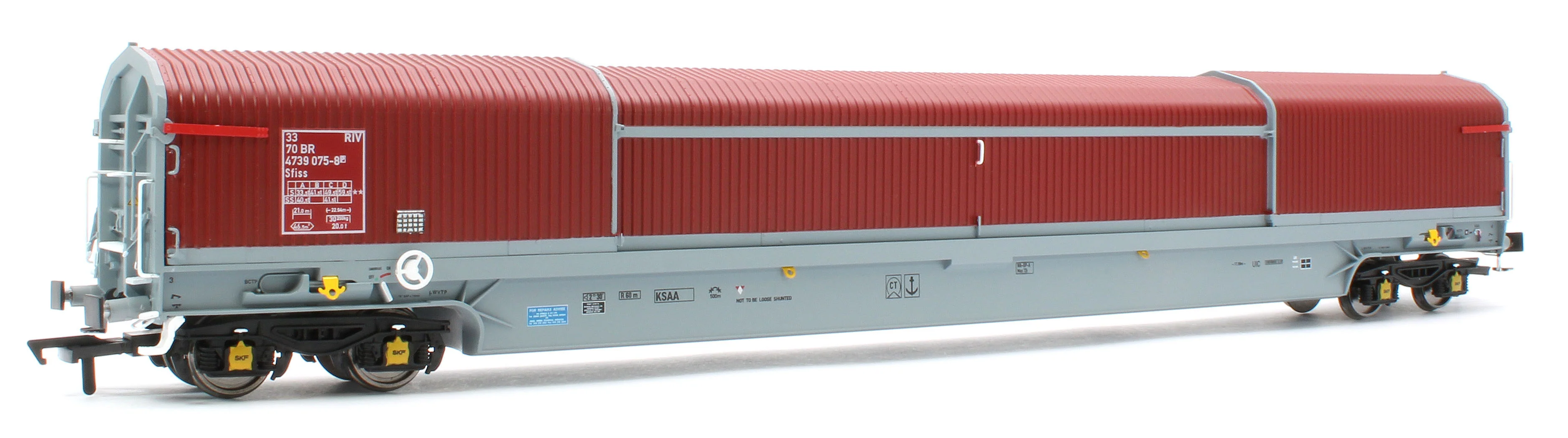 RT-OO-KSA-201C KSA ‘Rover Cube’ Wagons Original Maroon & Grey Livery No. 33 70 4739 044-4 and 059-2 - Twin Pack - Image 4