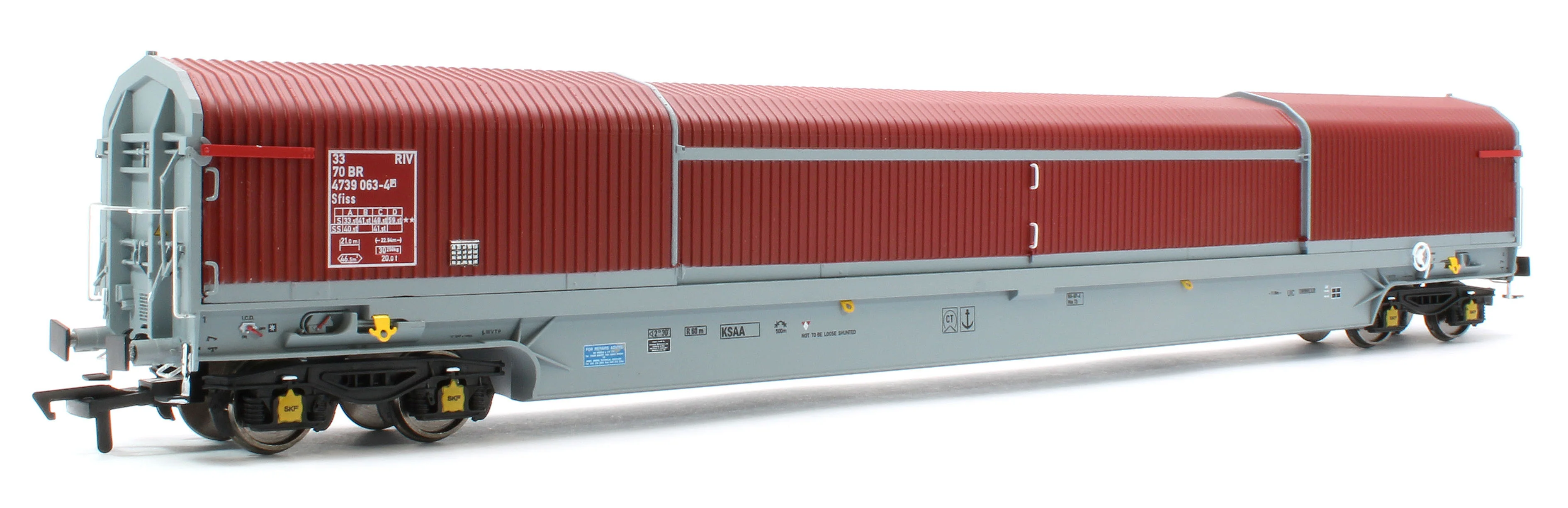 RT-OO-KSA-201C KSA ‘Rover Cube’ Wagons Original Maroon & Grey Livery No. 33 70 4739 044-4 and 059-2 - Twin Pack - Image 5